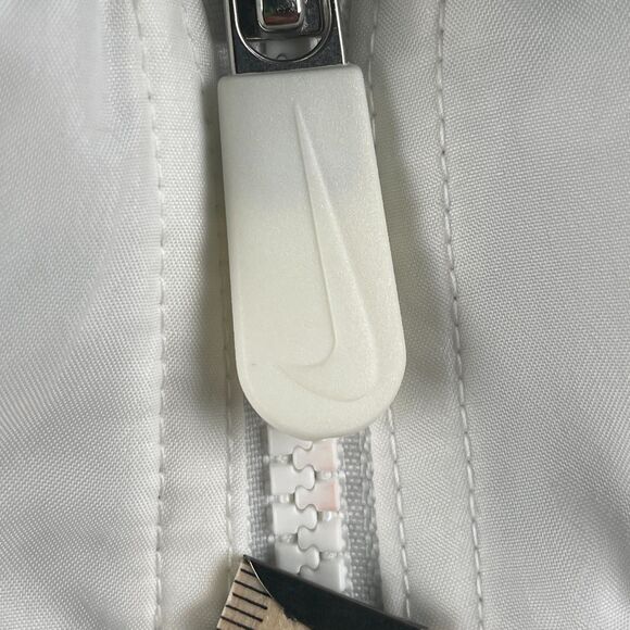 Nike Lab Jacket Men S White Gray Windbreaker Full Zip Colorblock Retro 914240011 - Picture 5 of 10
